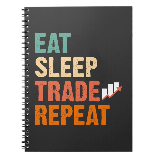 Caderno Espiral Investidor no Hobby do Mercado de Ações do Comerci (Frente)