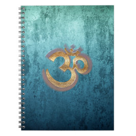 Caderno Espiral Ioga de bronze azul Spiritualität de Ásia do