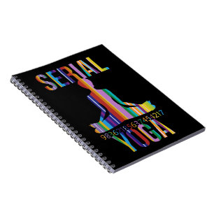 Caderno Espiral ioga serial - notebook