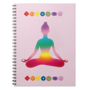 Caderno Espiral Ioga sete Chakras