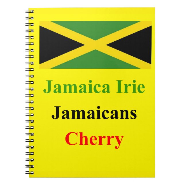 Caderno Espiral íris da Jamaica (Frente)