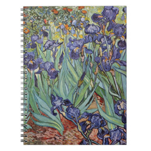 Caderno Espiral Íris de Van Gogh Pintura Impressionista