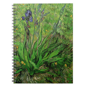 Caderno Espiral Íris por Vincent van Gogh, Vintage Garden Fine Ar