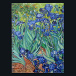 Caderno Espiral Irisa Vincent van Gogh Flower Field Painting Art<br><div class="desc">Vincent van Gogh (holandês, 1853 - 1890) IRLANDESES, 1889, Oil on canvas Unframed: 74, 3 x 94, 3 cm (29 1/4 x 37 1/8 pol.) Quadro: 94, 9 x 114, 9 x 11, 4 cm (37 3/8 x 45 1/4 x 4 1/2 pol.) O Museu J. Paul Getty, Los Angeles....</div>
