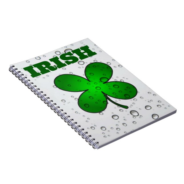 Caderno Espiral Irish Floating Clover (Lado Direito)