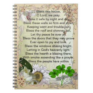 Caderno Espiral Irish House Notebook de bênção