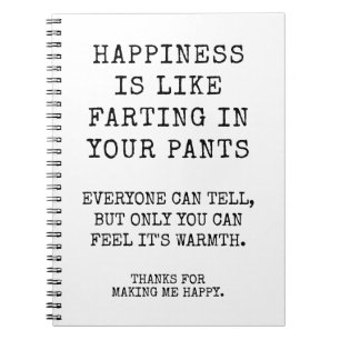 Caderno Espiral Irmã Engraçada Feliz Aniversário Deseja