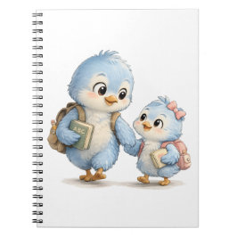 Caderno Espiral Irmãos Pássaro Azul Doce