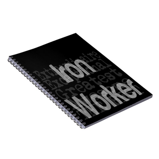 Caderno Espiral Iron Worker Extraordinaire (Lado Direito)