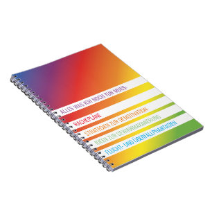 Caderno Espiral Irônico e confiante