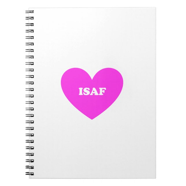 Caderno Espiral Isaf (Frente)