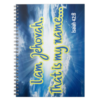 Caderno Espiral Isaiah 42:8