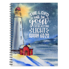 Caderno Espiral Isaiah 60:20 O Senhor Será Sua Luz