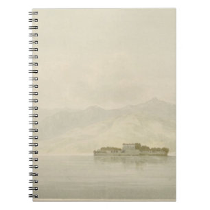 Caderno Espiral Isola Madre, Lago Maggiore, c.1781 (w/c sobre o