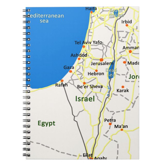 Caderno Espiral Israel map.JPG (Frente)