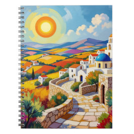 Caderno Espiral Israeli Landscape Notebook – Colorful & Inspiring 