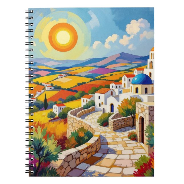 Caderno Espiral Israeli Landscape Notebook – Colorful & Inspiring  (Frente)