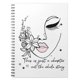 Caderno Espiral Isso é Apenas um Capítulo Citação Positiva