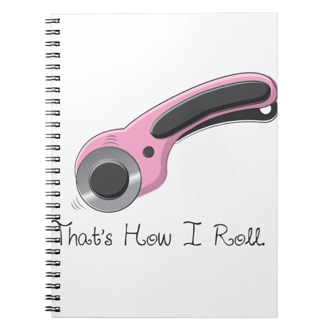 Caderno Espiral Isso é como eu rolo (Frente)