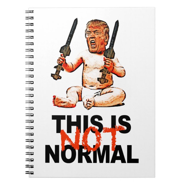 Caderno Espiral Isto não é normal (Frente)