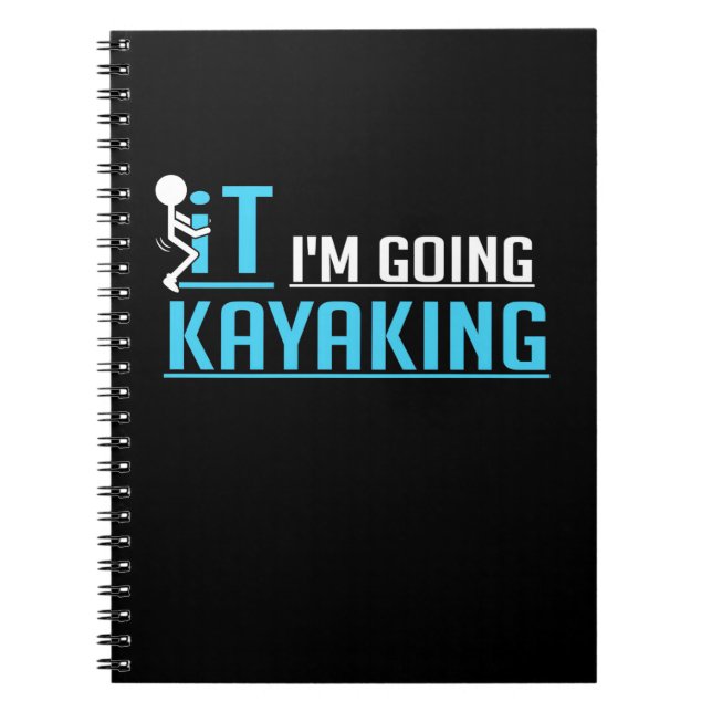 Caderno Espiral IT I I'm Kayaking (Frente)