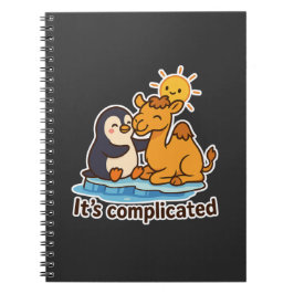 Caderno Espiral It’s Complicated Spiral Notebook