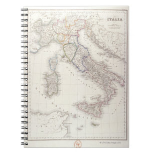 Caderno Espiral Italia antes da unificação