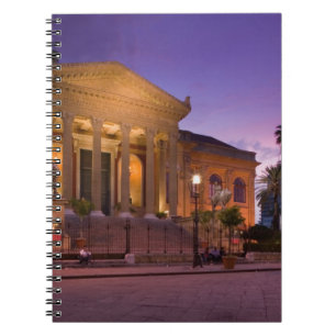 Caderno Espiral Itália, Sicília, Palermo, Ópera do Teatro Massimo