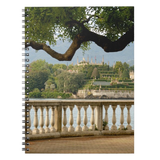 Caderno Espiral Itália, Stresa, Lago Maggiore, Isola Bella (Frente)