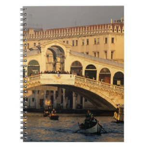 Caderno Espiral Itália, Veneto, Veneza, Canal Grande e Rialto