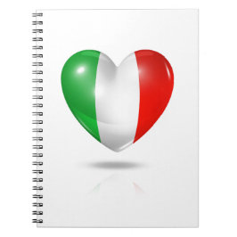 Caderno Espiral Italiano Amore Heart - Notebook