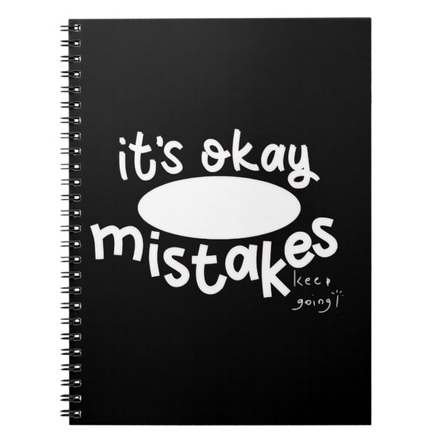 CADERNO ESPIRAL IT'S OKAY NOTEBOOK (Frente)