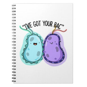 Caderno Espiral I've Got Your Bac Funny Bacteria Pun