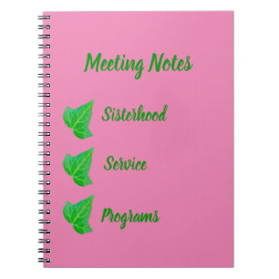 Caderno Espiral Ivy Notebook