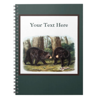 Caderno Espiral J.W. Audubon - Ursus Americanus Black Bear