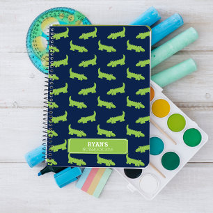 Caderno Espiral Jacarés de sorriso engraçados