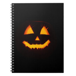 Caderno Espiral Jack O Lanterna Iluminado