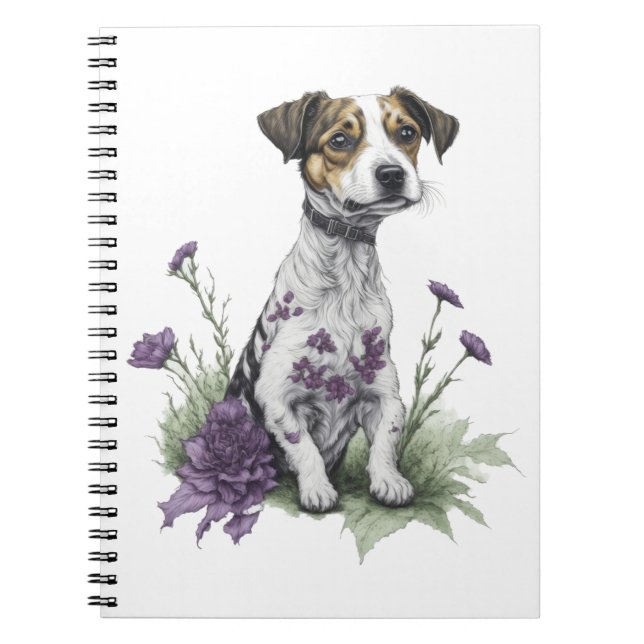 Caderno Espiral Jack Russell Dog (Frente)