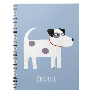 Caderno Espiral Jack Russell Terrier Dog Personalizado