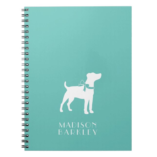 Caderno Espiral Jack Russell Terrier Dog Puppy (Frente)