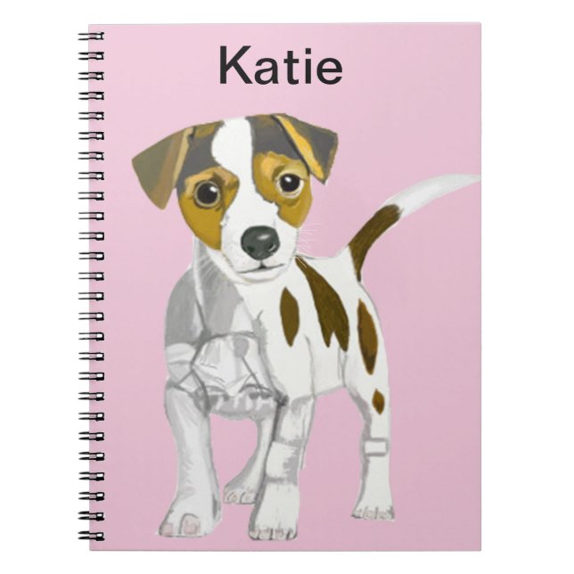 Caderno Espiral Jack Russell Terrier Puppy (Frente)