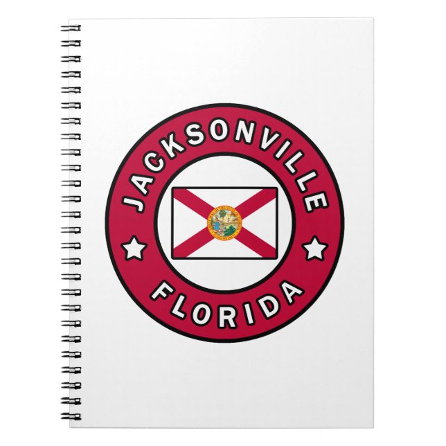 Caderno Espiral Jacksonville Florida (Frente)