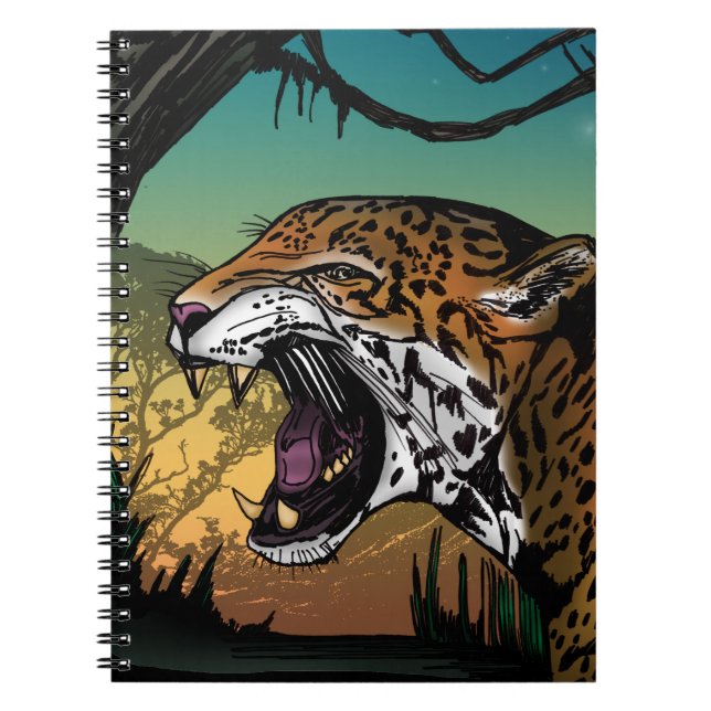 Caderno Espiral Jaguar (Frente)