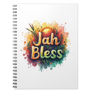 Caderno Espiral Jah Bless Reggae Watercolor