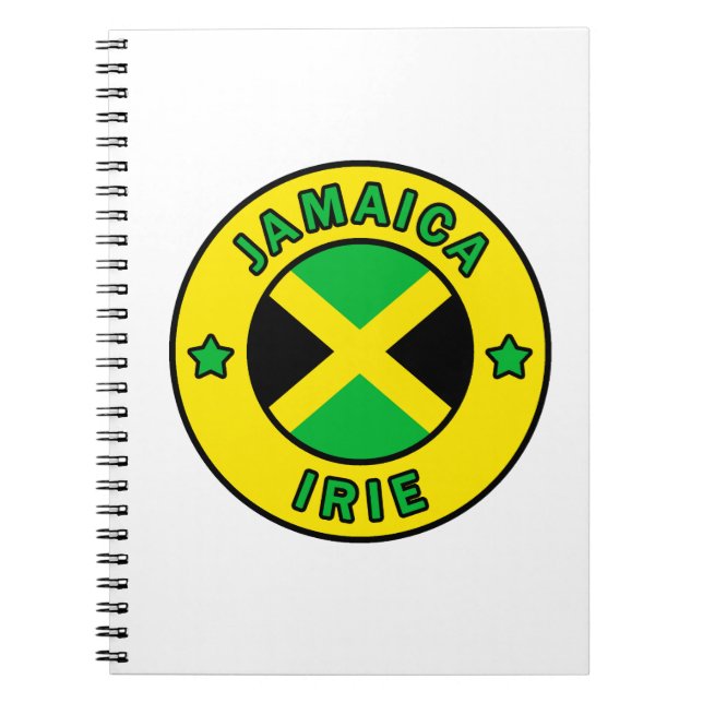 Caderno Espiral Jamaica Irie (Frente)