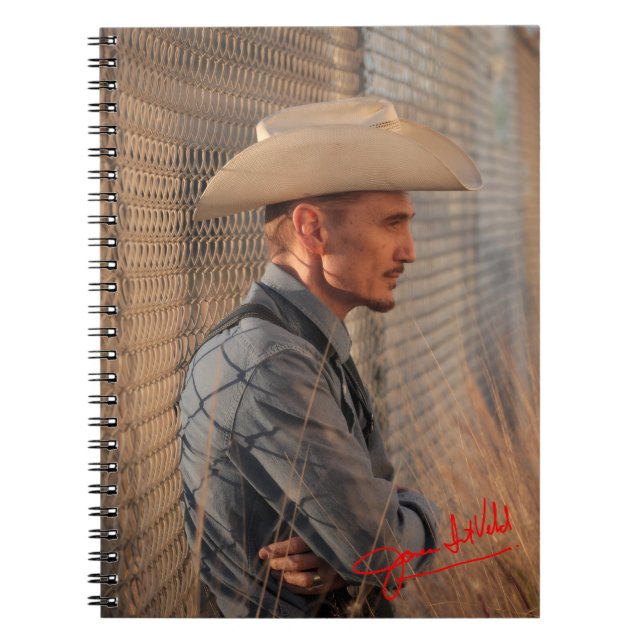 Caderno Espiral James Intveld Photo with Autograph (Frente)