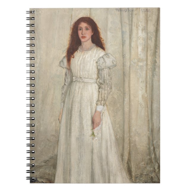 Caderno Espiral James Whistler - Sinfonia em branco nº 1 (Frente)