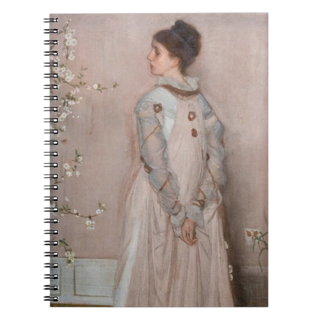 Caderno Espiral James Whistler - Sinfonia em Cor e Rosa da Carne (Frente)