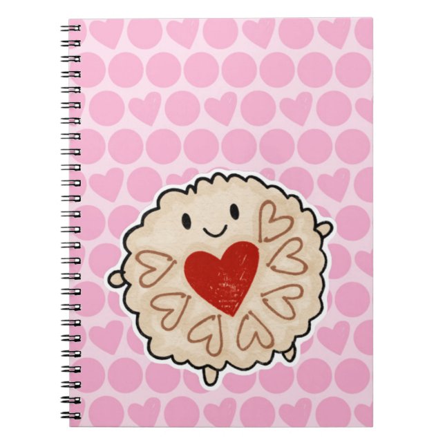 Caderno Espiral Jammie Dodger Watercolor (Frente)