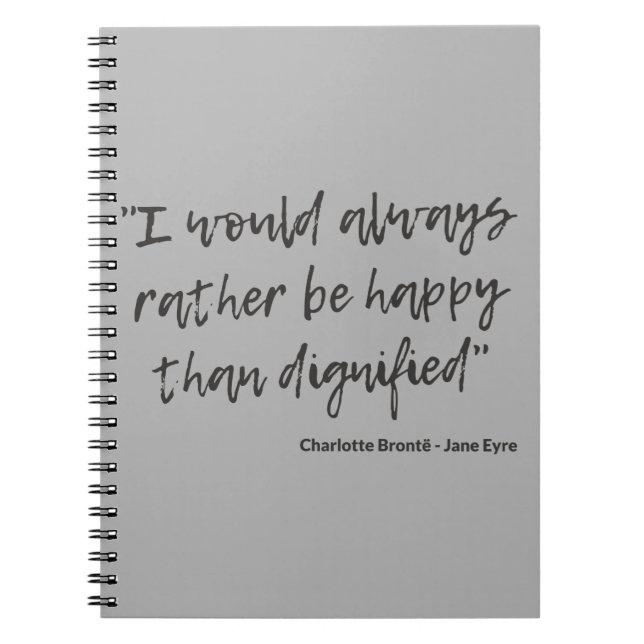 Caderno Espiral Jane Eyre Cotação I (Frente)
